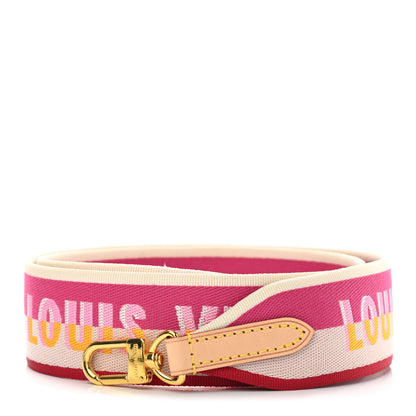 Louis Vuitton Jacquard Speedy Bandouliere 20 Shoulder Strap Fuchsia 1 of 3