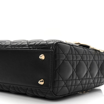 Christian Dior Lambskin Cannage Small My ABCDior Lady Dior Black 9 of 9