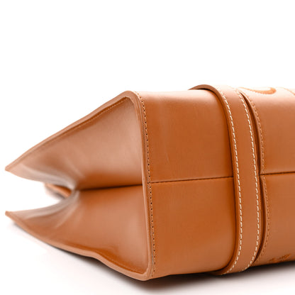 Chloe Calfskin Medium Woody Tote Caramel 8 of 9