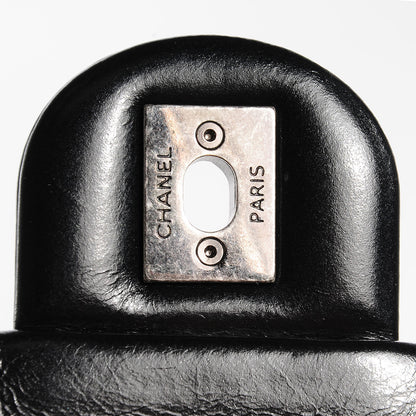 Chanel Glazed Calfskin Medium Duo Color Flap Black 9 of 16