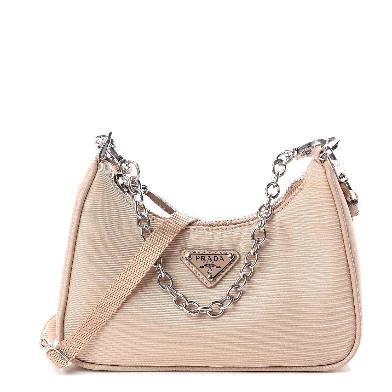 Prada Tessuto Nylon Saffiano Mini Re-Edition 2000 Shoulder Bag Cammeo 1 of 8