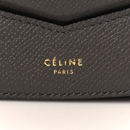Celine Baby Grained Calfskin Medium Trotteur Grey 7 of 10