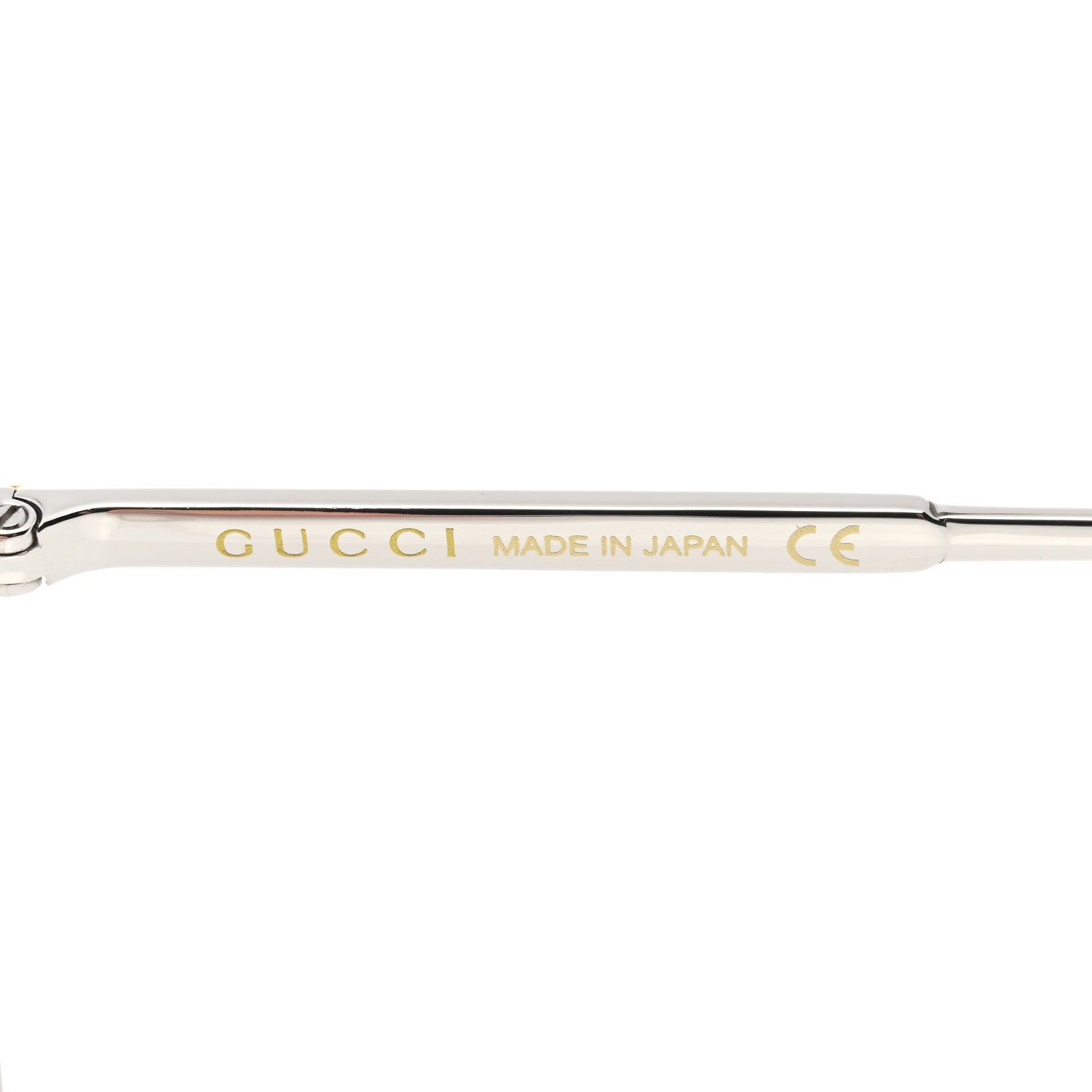 Gucci Metal Aviator Sunglasses GG0365S Silver Gold 6 of 8