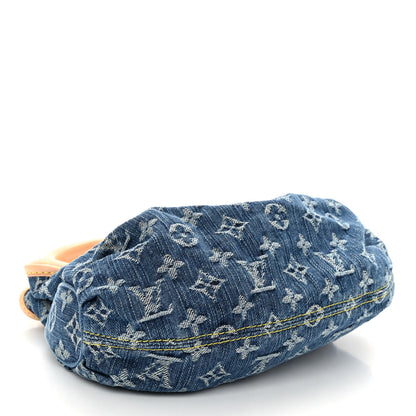 Louis Vuitton Monogram Denim Pleaty Blue 4 of 10