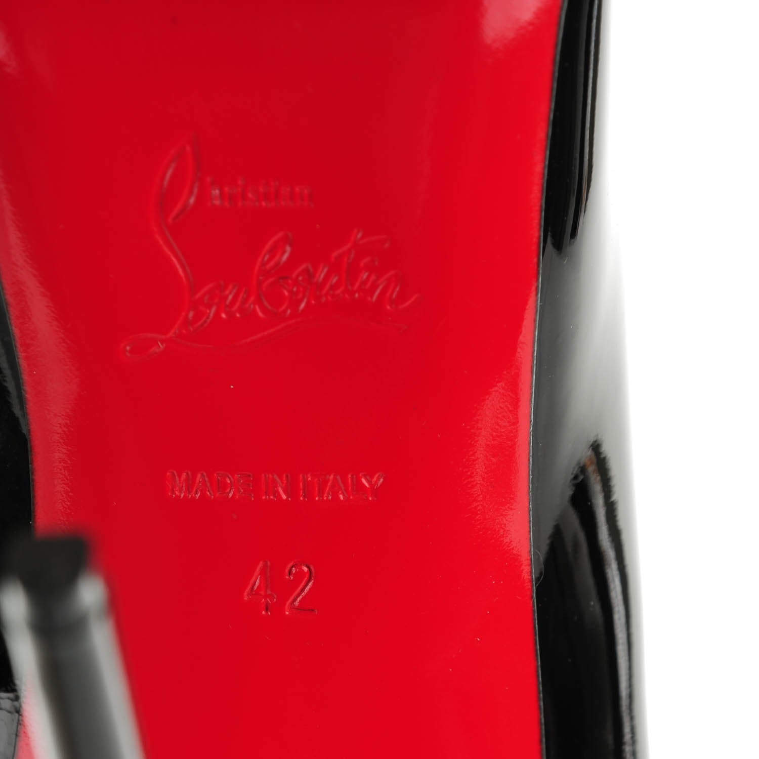 Christian Louboutin Patent So Kate 120 Pumps 42 Black 6 of 8
