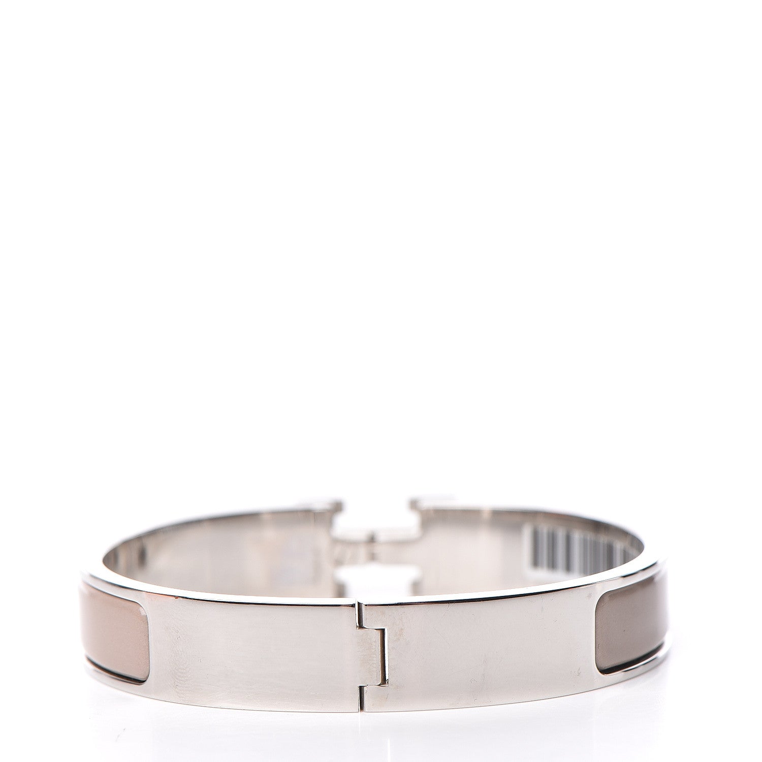 Hermes Enamel Narrow Clic Clac H Bracelet GM Marron Glace 3 of 5