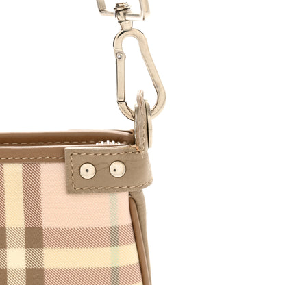 Burberry Candy Check Small Tote Pink Beige 11 of 15