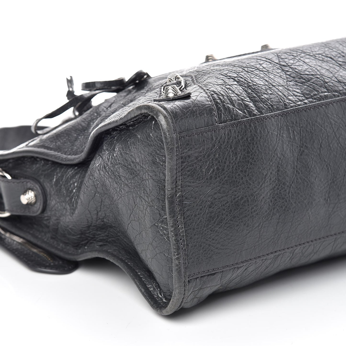 Agneau Giant 12 Silver Hardware City Gris Fossile