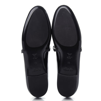 Louis Vuitton Patent Uniformes Ballet Flats 35 Black 6 of 10
