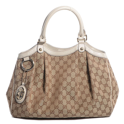 Gucci Monogram Medium Sukey Tote Off White 1 of 10