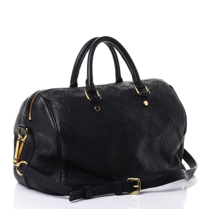 Louis Vuitton Empreinte Speedy Bandouliere 30 Black 2 of 13