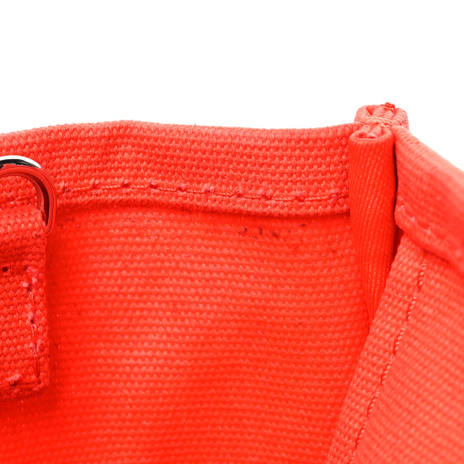 Marc Jacobs Cotton Canvas Mini The Traveler Tote Bag Red 13 of 13