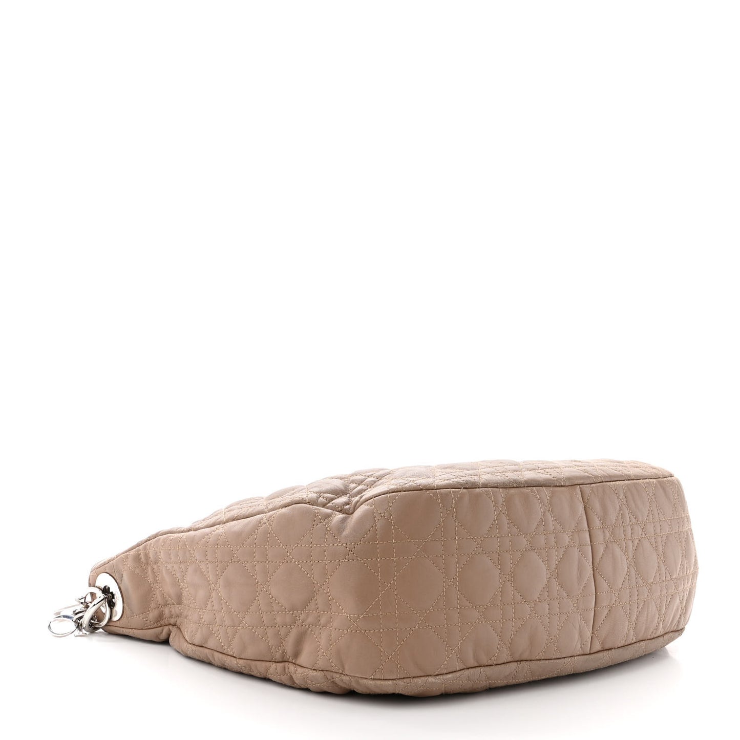Lambskin Cannage Large Dior Soft Hobo Beige