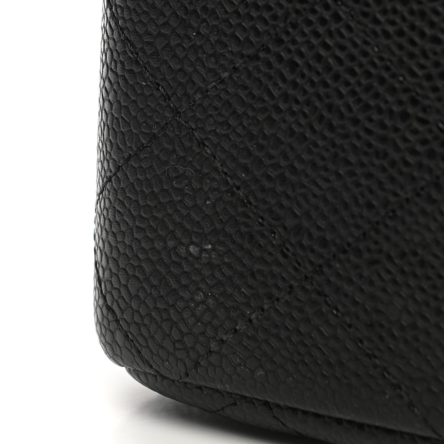 Caviar Quilted Jumbo Single Flap Black