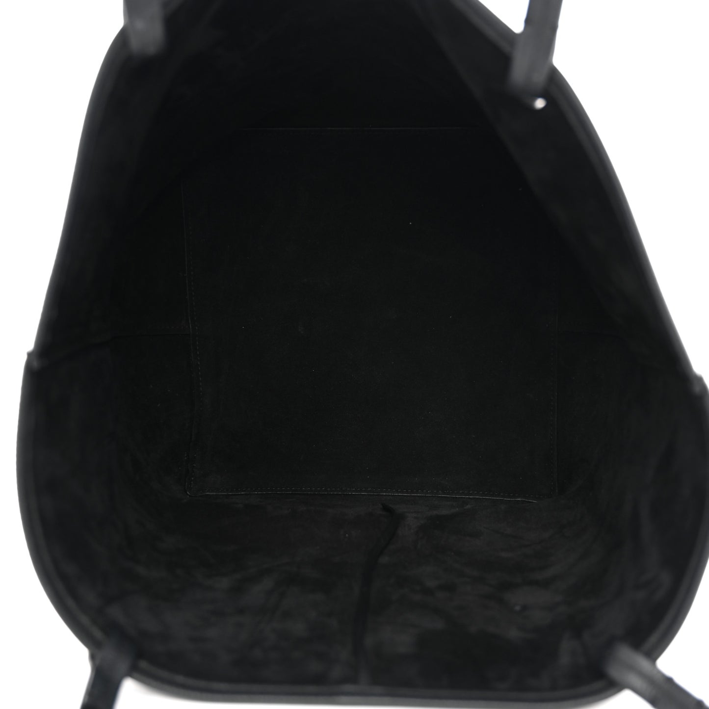 Grained Calfskin Park Tote Three Black