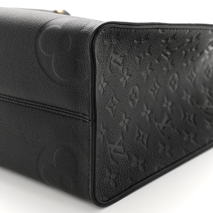 Louis Vuitton Empreinte Monogram Giant Onthego MM Black 9 of 9