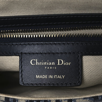 Christian Dior Oblique Saddle Bag Blue 6 of 11