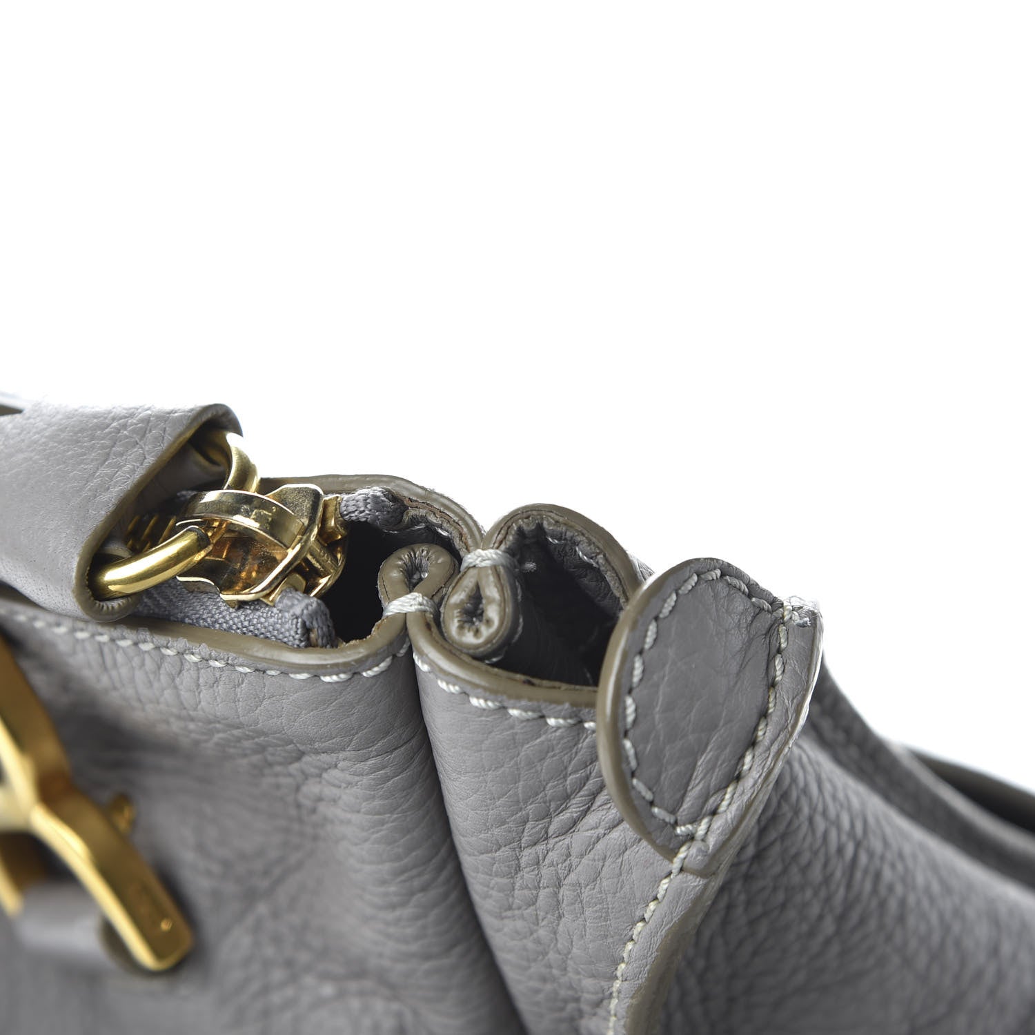 Chloe Calfskin Large Marcie Satchel Cashmere Grey 13 of 13