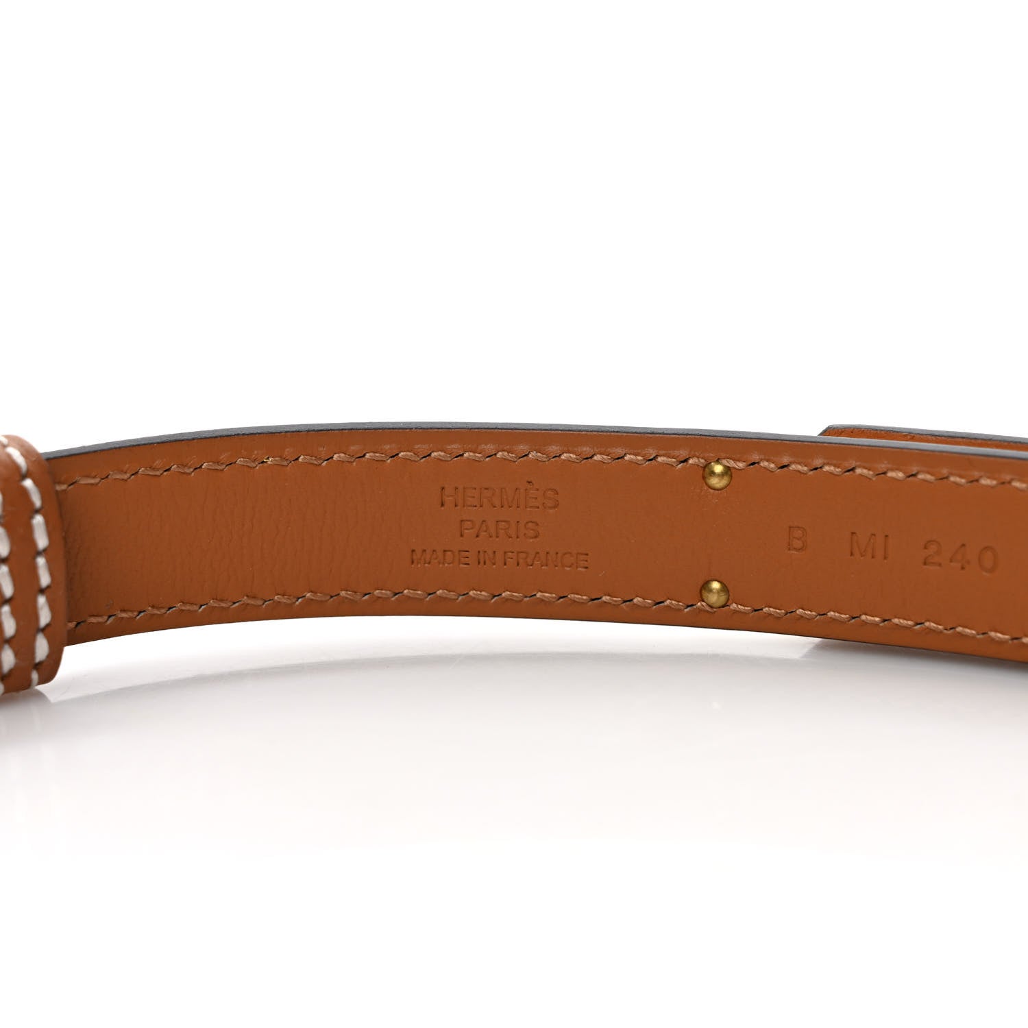Hermes Epsom Kelly Belt Gold 3 of 5