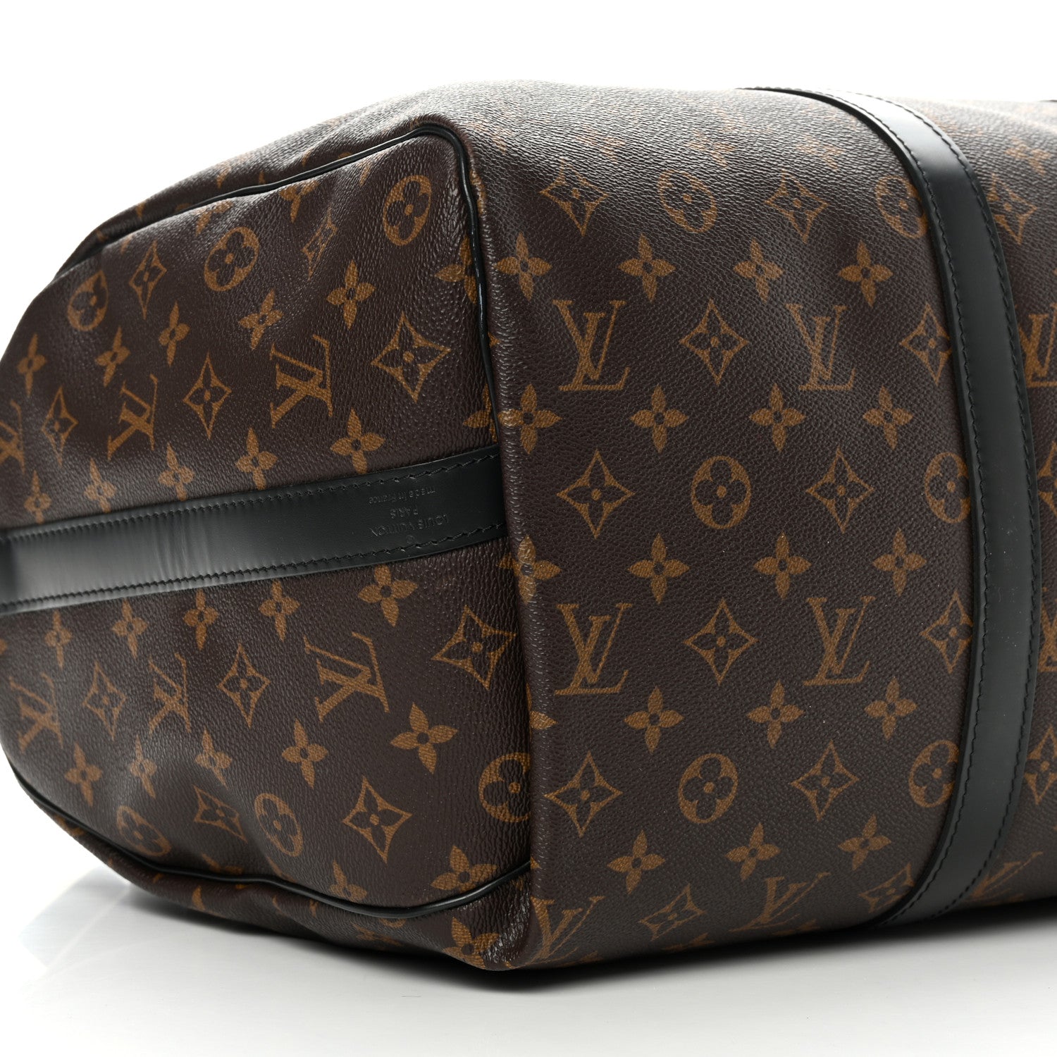 Louis Vuitton Monogram Macassar Keepall Bandouliere 45 9 of 13