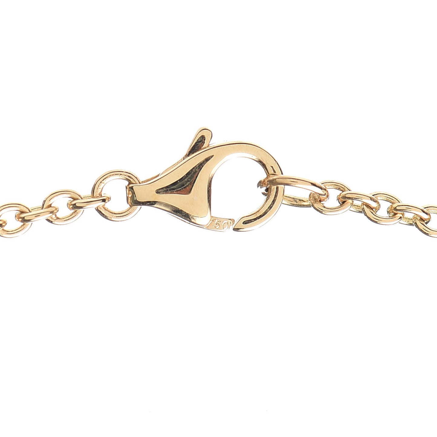 18K Yellow Gold Interlocking LOVE Necklace