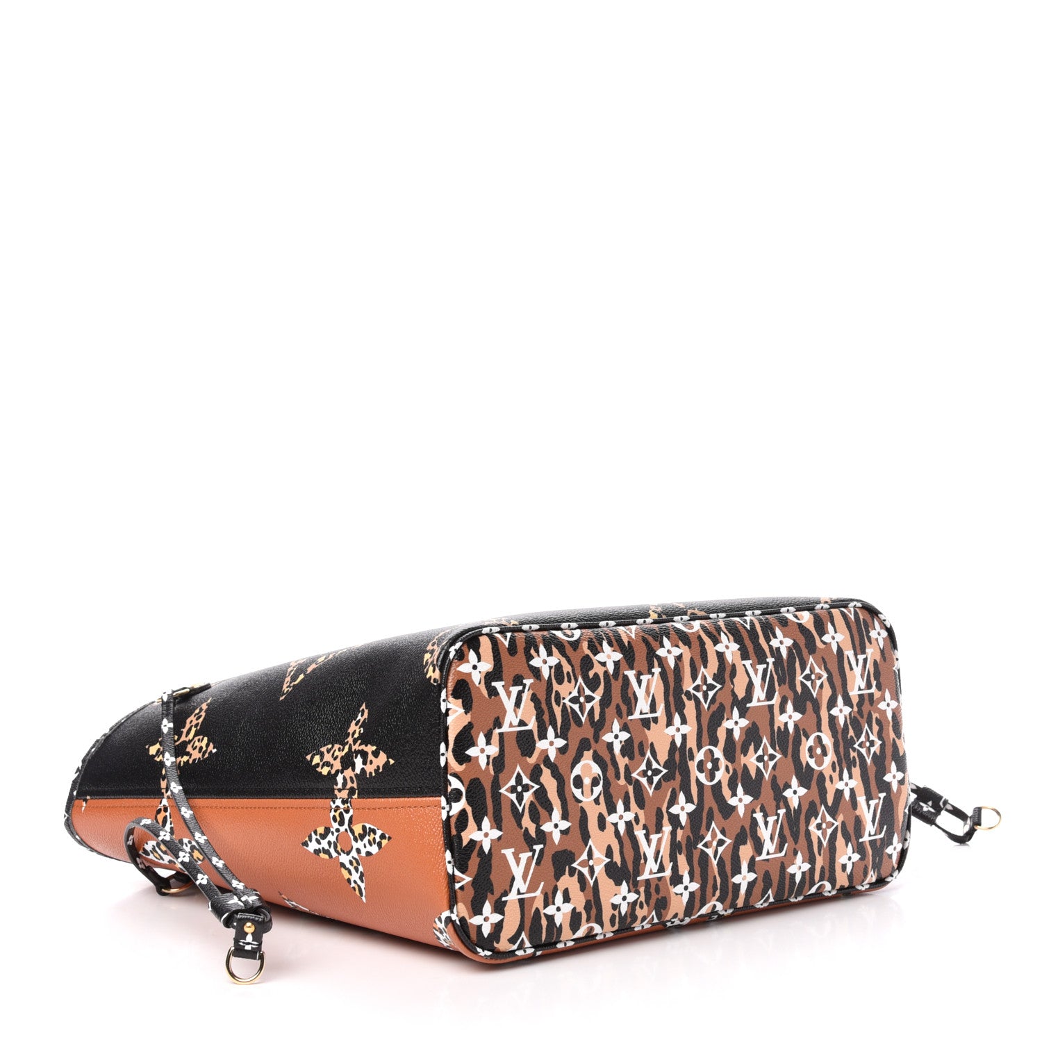 Louis Vuitton Monogram Giant Jungle Neverfull MM Black 4 of 11