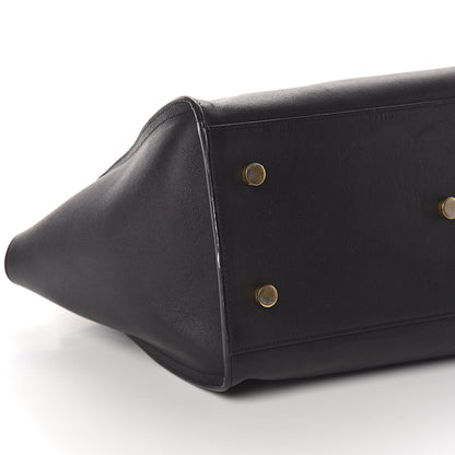 Saint Laurent Calfskin Small Monogram Cabas Black 6 of 7