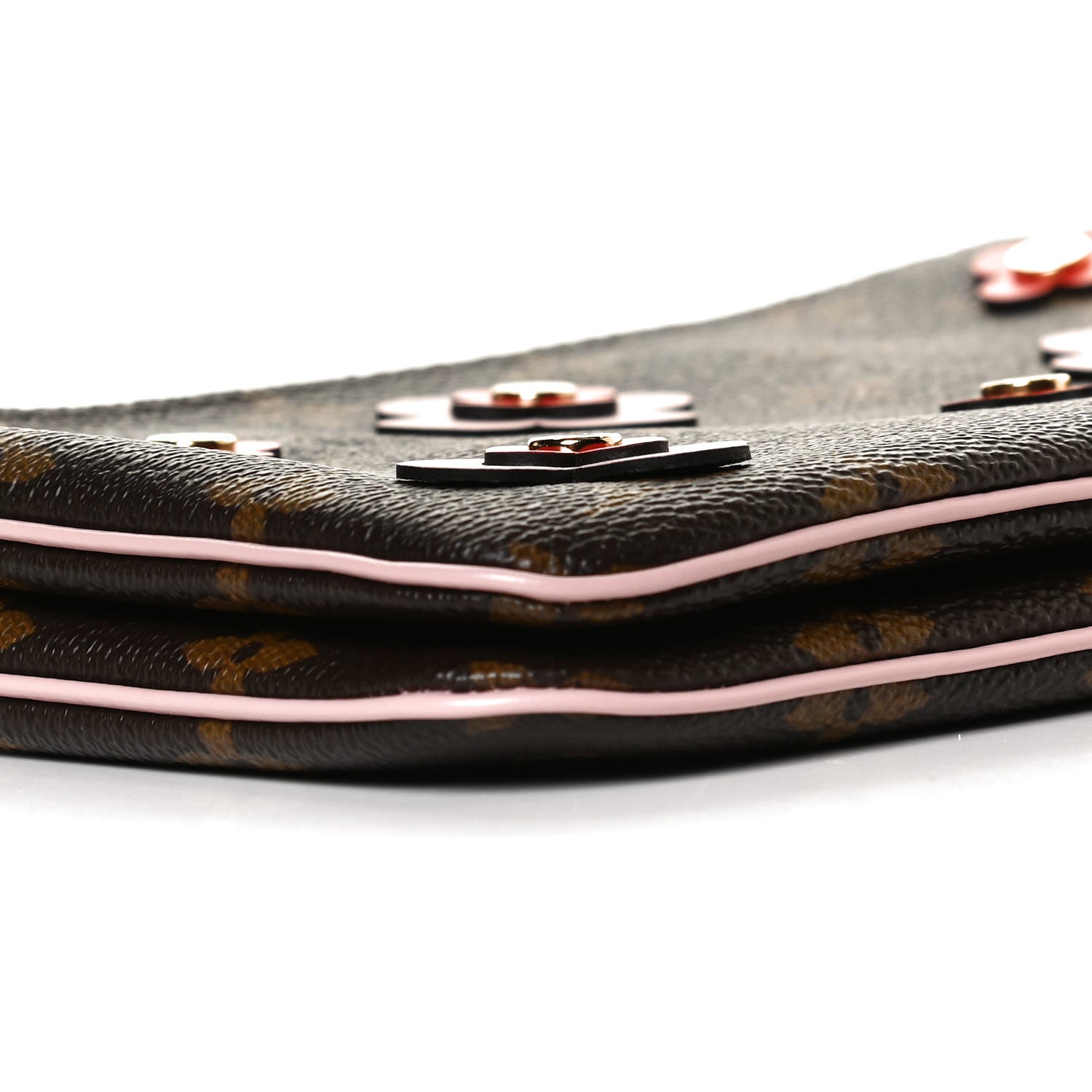 Louis Vuitton Monogram Blooming Flowers Double Zip Pochette 9 of 11