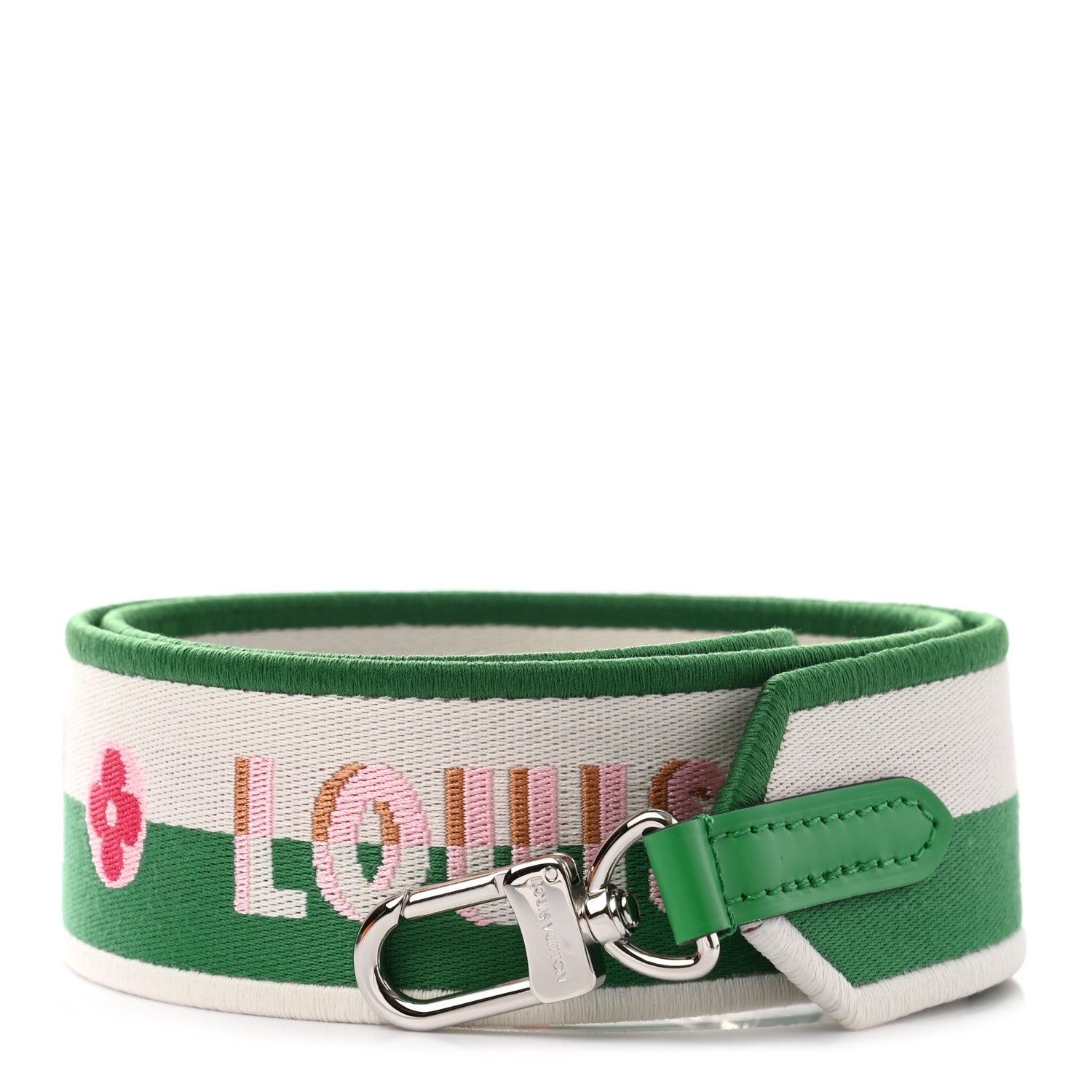 Louis Vuitton Jacquard Shoulder Strap Green 1 of 3
