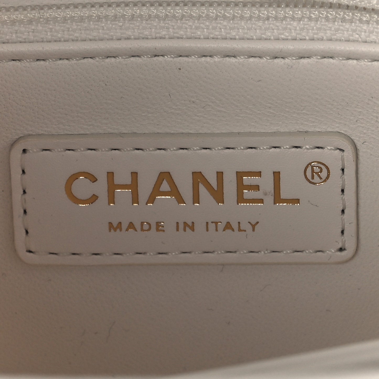 Caviar Quilted Mini Coco Handle Flap White