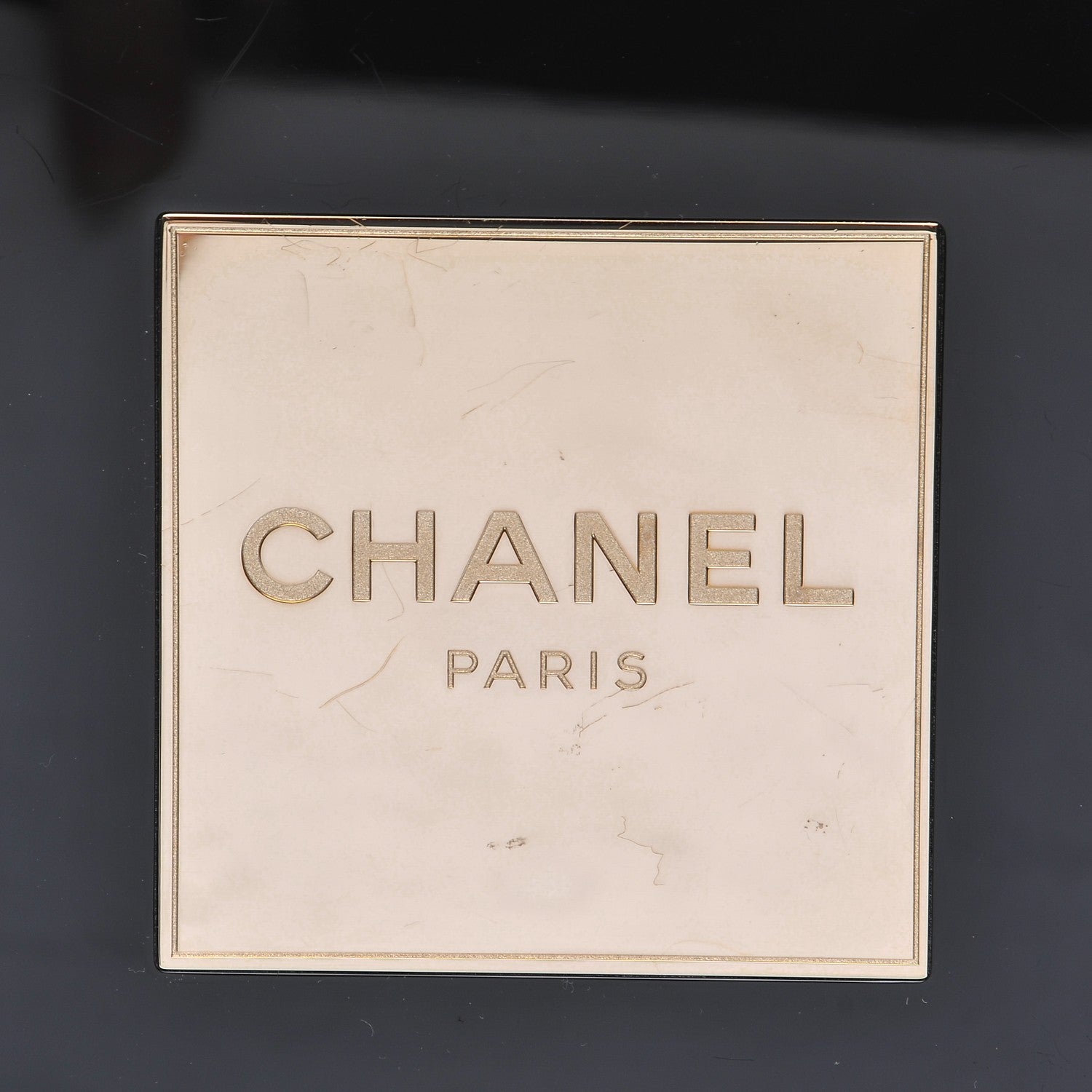 Chanel Plexiglass Perfume Bottle Clutch Black 5 of 9