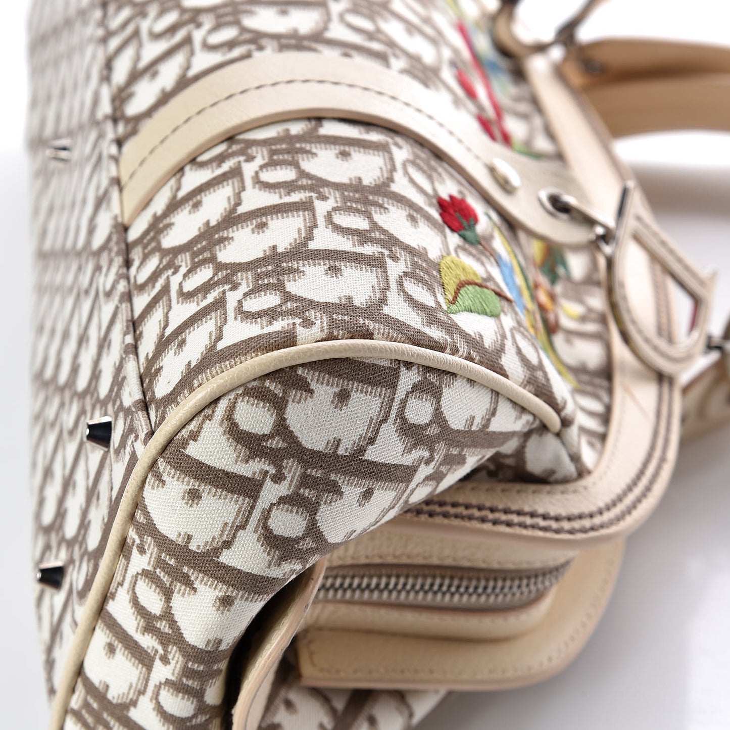 Monogram Vintage Flowers Bowler Beige