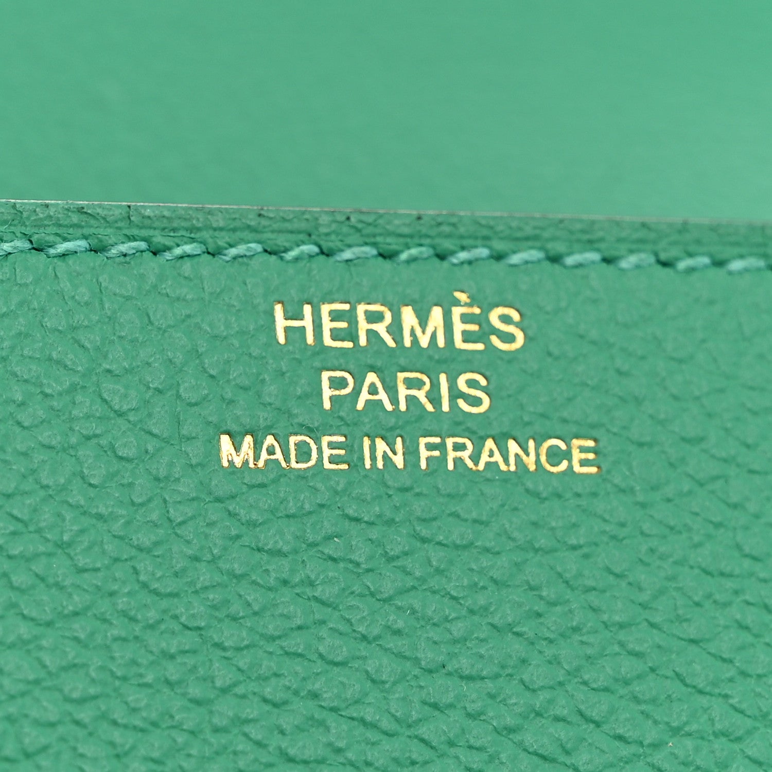 Hermes Evercolor Bi-Color Roulis Slim Wallet Menthe Vert Bosphore 7 of 9
