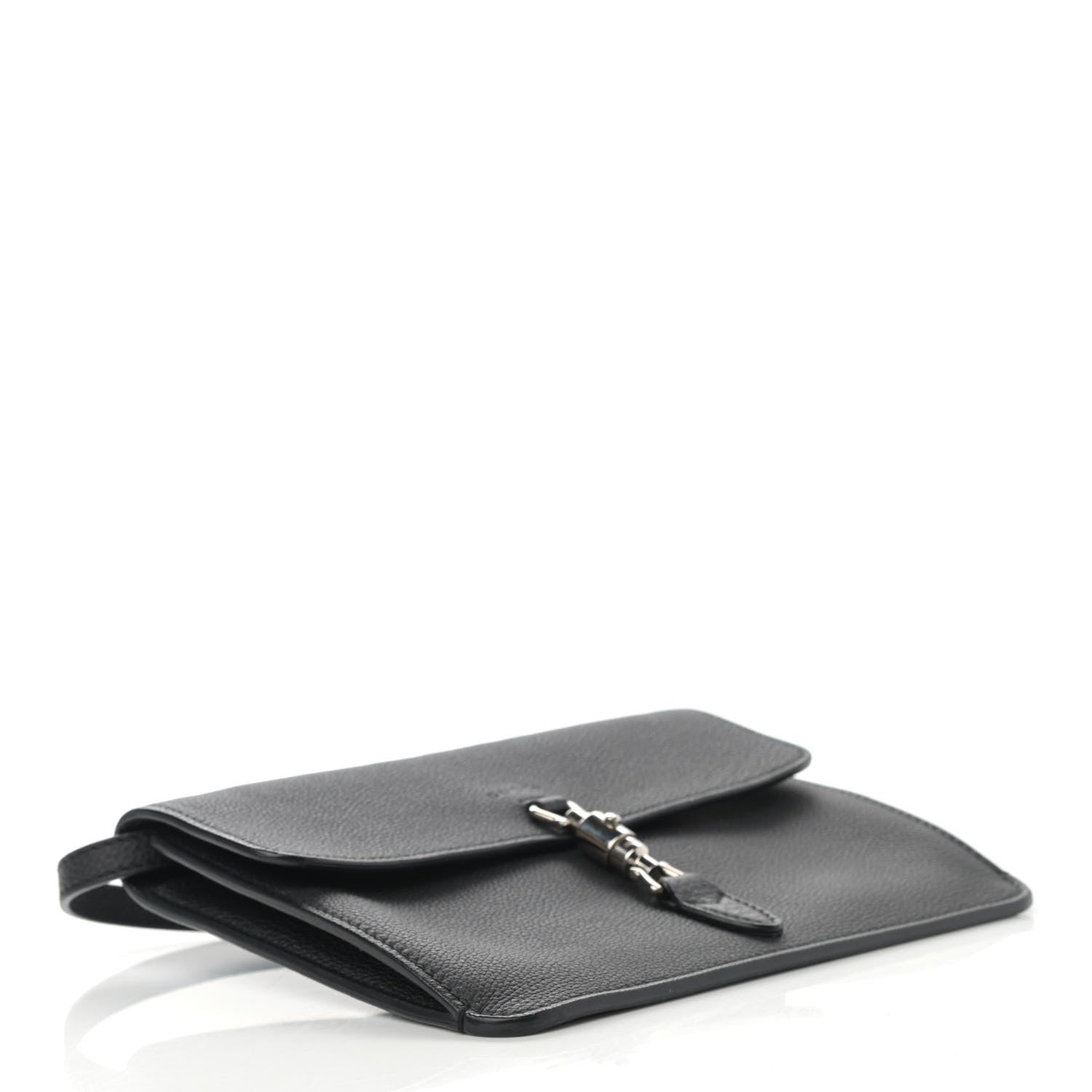Gucci Grand Prix Calfskin Jackie Convertible Shoulder Bag Black 3 of 10
