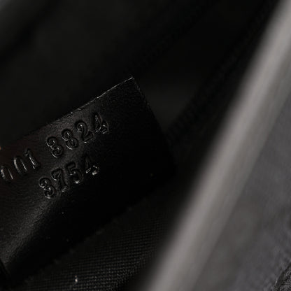 Gucci Monogram Calfskin Small Jackie O Hobo Black 7 of 13