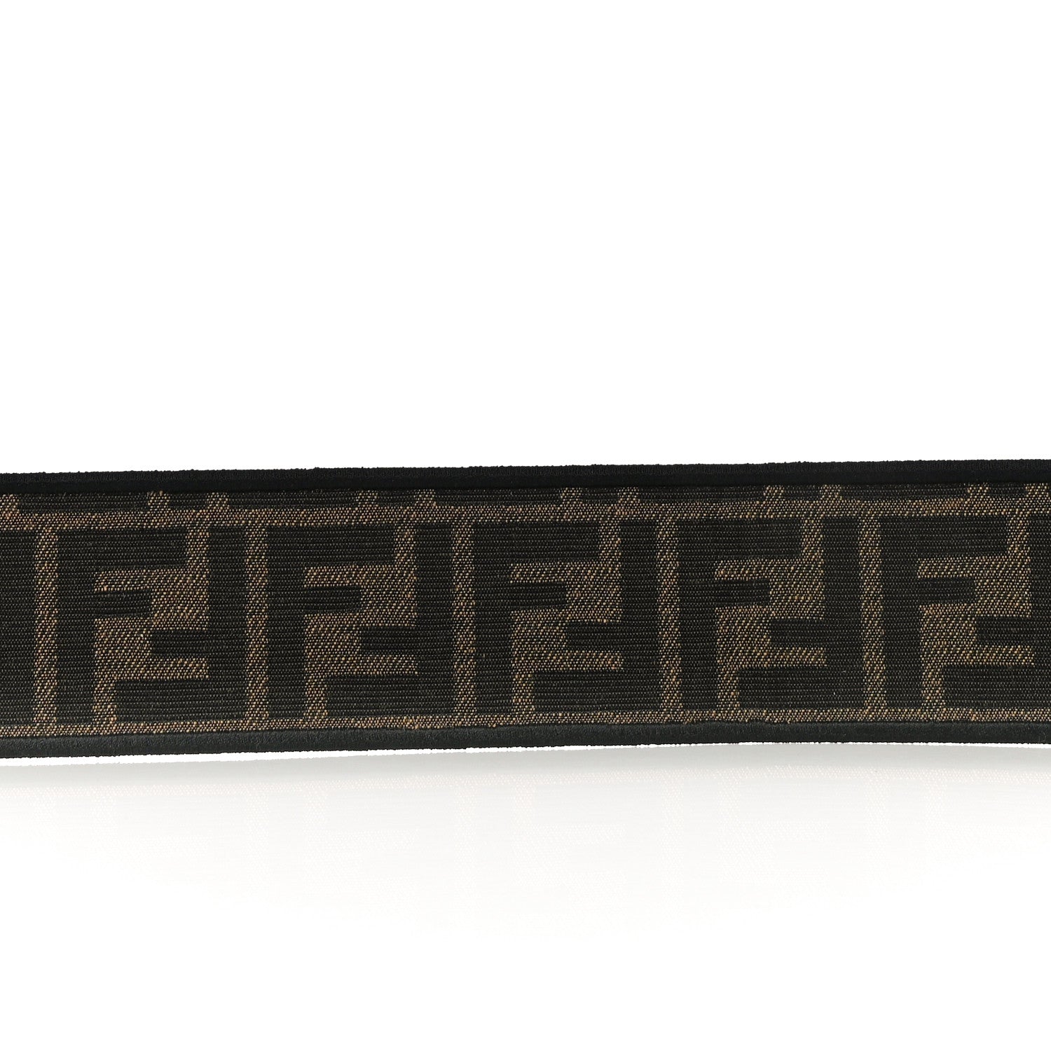 Fendi Fabric Jacquard FF 1974 Floral Embroidered Strap You Tobacco Moro Multicolor 5 of 5