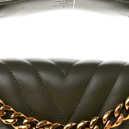 Louis Vuitton Calfskin New Wave Chain MM Kaki 7 of 9