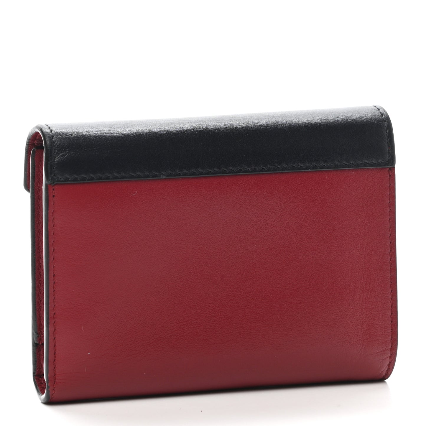 Liege Calfskin Tri-Color Pocket Card Holder Multicolor