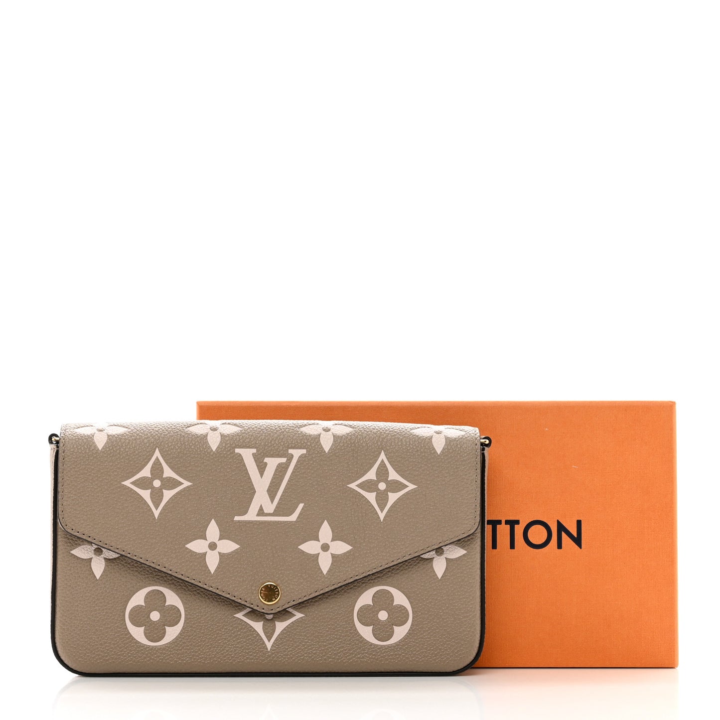 Empreinte Monogram Giant Felicie Pochette Tourterelle Creme