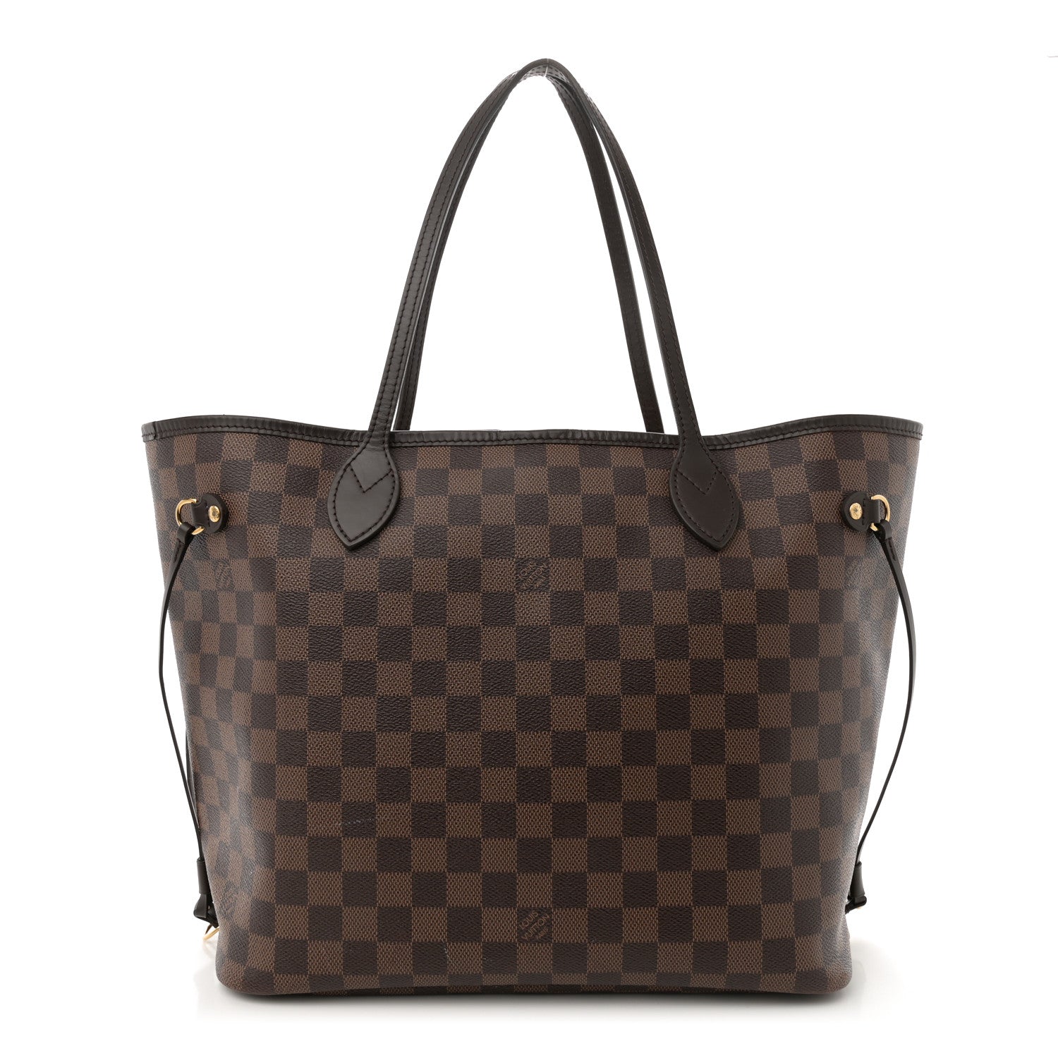 Louis Vuitton Damier Ebene Neo Neverfull MM Rose Ballerine 1 of 13