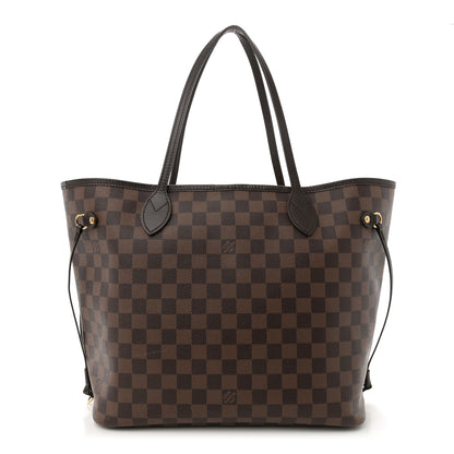 Louis Vuitton Damier Ebene Neo Neverfull MM Rose Ballerine 1 of 13