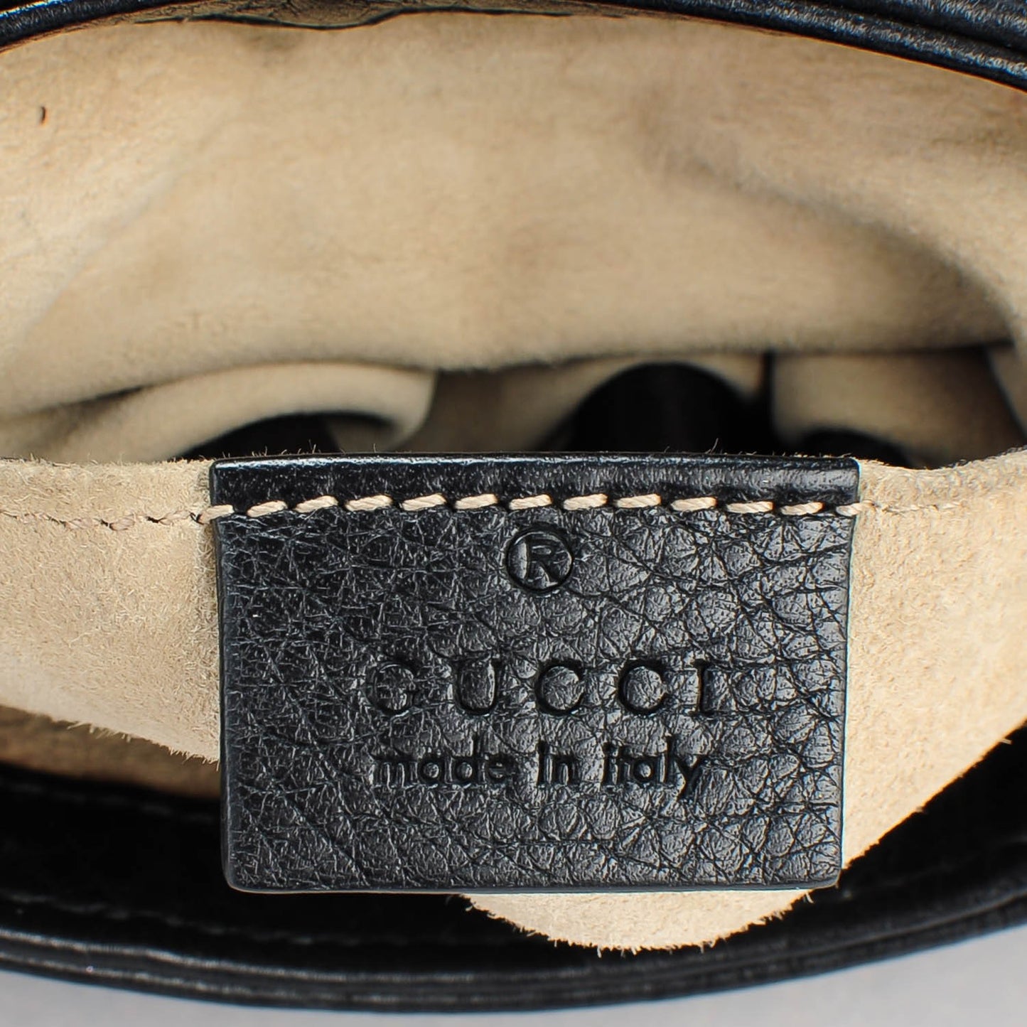 Pebbled Calfskin Small 1973 Chain Shoulder Bag Black