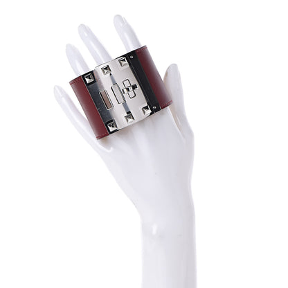 Hermes Tadelakt Kelly Extreme Bracelet S Rouge H 2 of 5
