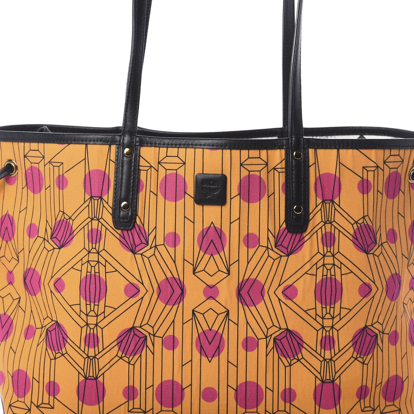 Visetos Medium Project Reversible Shopper Tote White