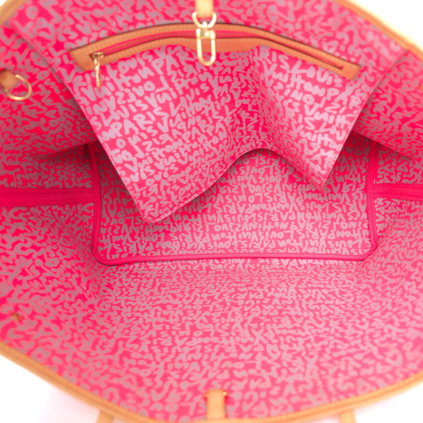 Monogram Graffiti Neverfull GM Fuchsia