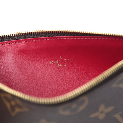 Louis Vuitton Monogram Felicie Chain Wallet Zippered Insert Fuchsia 5 of 5