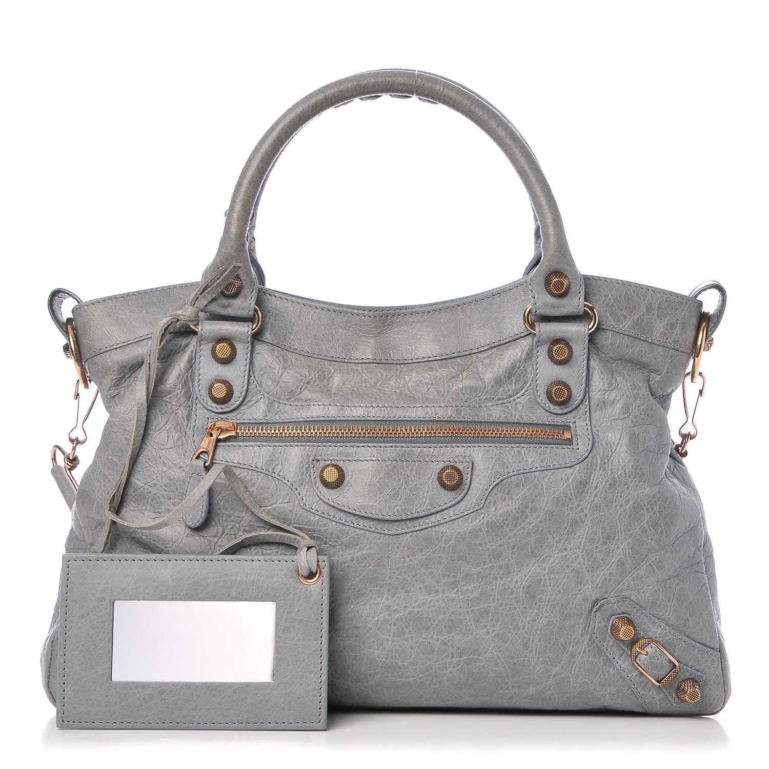 Balenciaga Agneau Giant 12 Rose Gold Hardware Town Ardoise 1 of 9