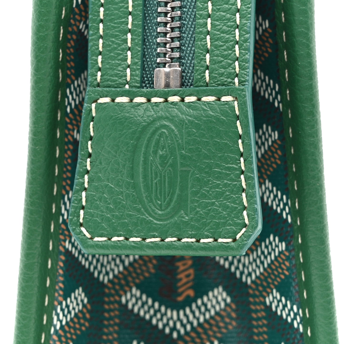 Goyardine Jouvence Toiletry Pouch MM Green
