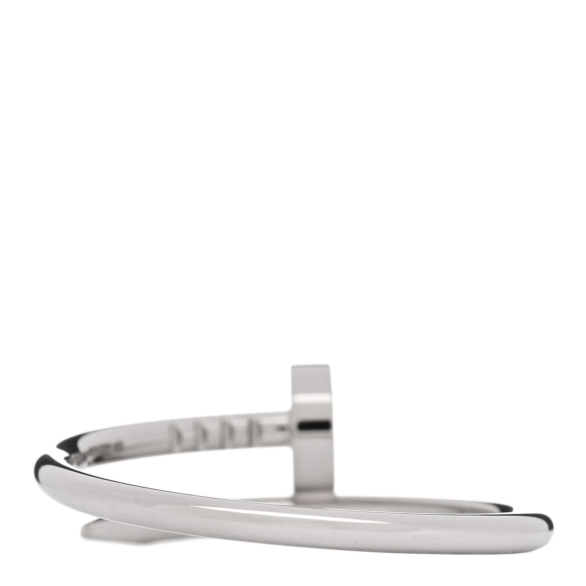 18K White Gold Small Juste Un Clou Ring 59 8.75