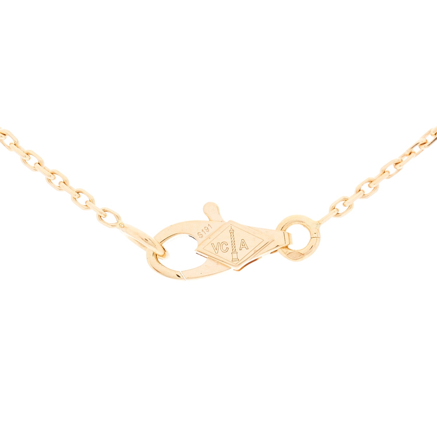 Van Cleef & Arpels 18K Rose Gold Ruby Mini Frivole Pendant Necklace 6 of 7